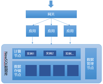 图9 基于NewSQL数据库的模式