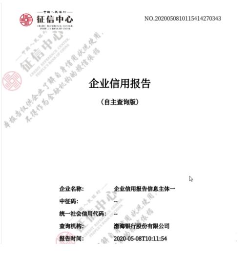 全天候 全免费！ 渤海银行为近3000家小微企业提供7*24小时企业信用自助查询服务