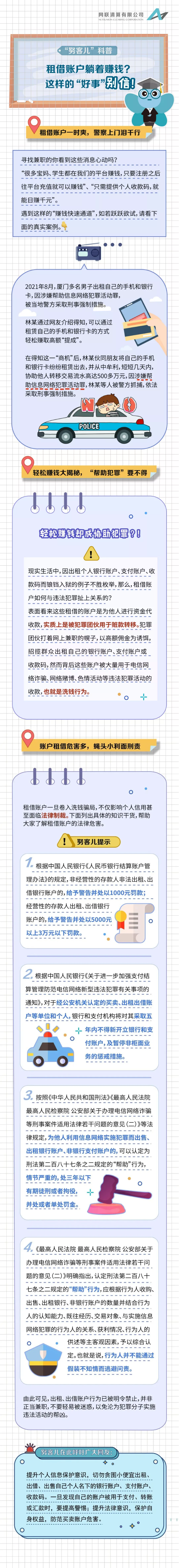 【努客儿安全课堂】租借账户躺着赚钱？这样的“好事”别信！