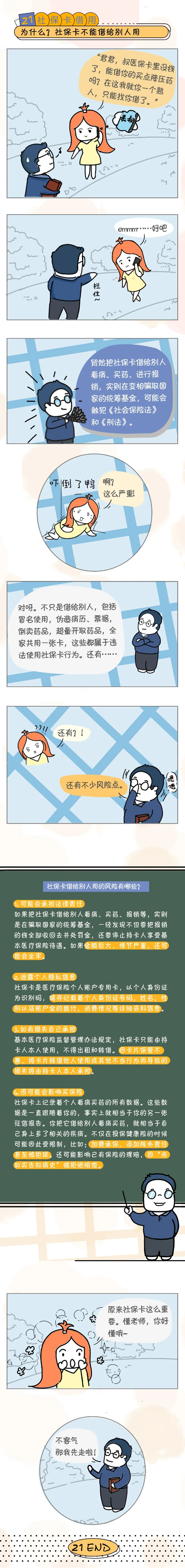 【安全】为什么社保卡不能借给别人使用? 【安全】为什么社保卡不能借给别人使用?