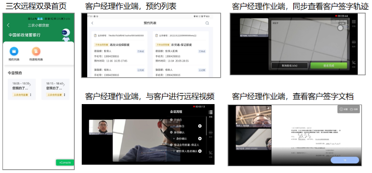 图3-三农信贷双录作业流程图