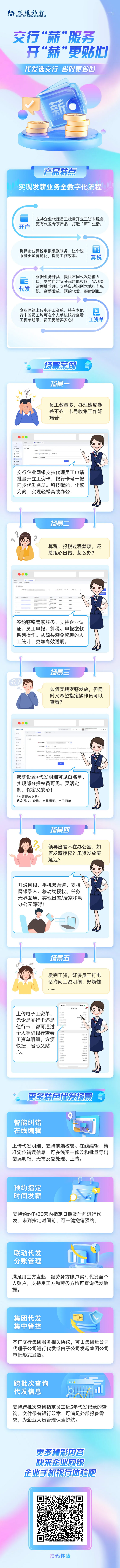 交通银行“薪”服务-实现发薪业务全数字化流程
